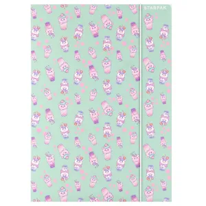 Teczka kartonowa na gumkę Bubble A4 mix Starpak (559725)