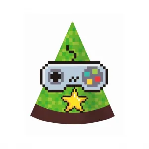 Czapka party Godan Game On 6 szt. - zielony (PF-CPGO)