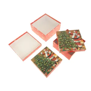 Pudełko na prezent Adar zestaw 3 sztuk 200mm x 200mm (543270)