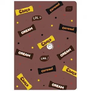 Zeszyt Interdruk zapachowy CHOCOLATE zeszyt A5 32k. 70g krata (5902277300928)