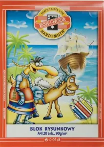 Blok artystyczny Koh-I-Noor A4 90g 20k 210mm x 297mm