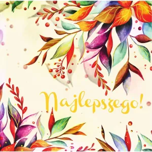 Kartka składana KARNET KW HS LISCIE C5 Henry (5907465661355)