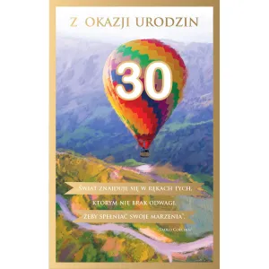 Kartka składana malowane Ab Card (ab cyferki)