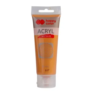 Farba akrylowa Happy Color florenckie złoto metalik kolor: miedziany 75ml (HA 7370 0075-117)