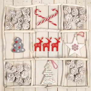 Serwetki Pol-mak gwiazdka - mix 330mm x 330mm (Sd GW)