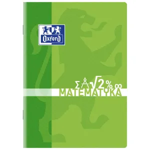 Zeszyt tematyczny A5 matematyka 60k. 90g krata Oxford (400092595)