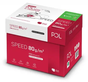Papier ksero Pol speed A4 - biały 500k. 80g 210mm x 297mm
