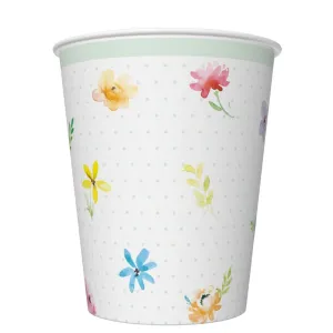 Kubek jednorazowy daisy papier 250ml Pol-mak (01)