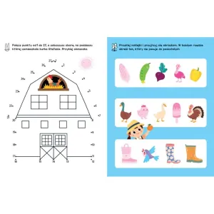 Książka dla dzieci Zadania do wyklejania. Na wsi. Aksjomat