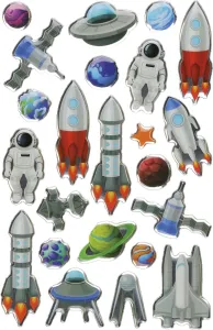 Naklejka (nalepka) Craft-Fun Series kosmos Titanum (HFF-2)