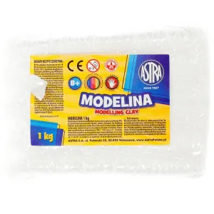 Modelina 1 kol. biała 1000g Astra