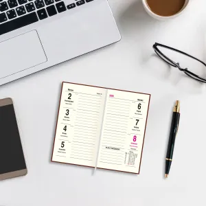 Kalendarz książkowy (terminarz) SLIM 3/4 B6 Press (tygodniowy)