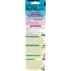 Zakładka do książki Ściąga kwasy nieorganiczne Henry (5905701482801)