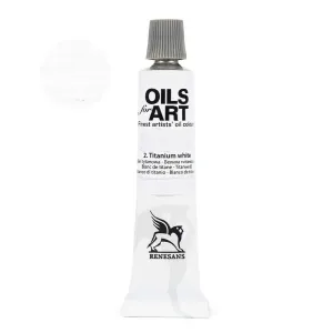Farba olejna kolor: biały tytanowy 20ml 1 kolor. Renesans