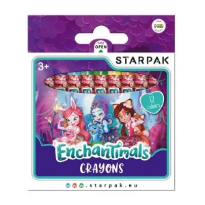 Kredki świecowe Starpak Enchantimals 12 kol. (405803)