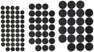 Rzepy Craft-Fun Series samoprzylepne czarne 3 rozmiary 69 szt Titanum (5903714546008)