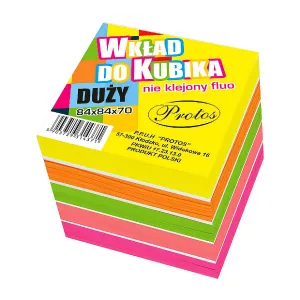 Kostka papierowa Protos - mix 84mm x 84mm x 70mm