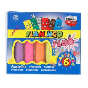Plastelina Flamingo 6 kolorów