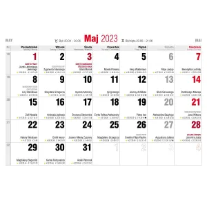 Kalendarz ścienny Avanti wieloplanszowy 285mm x 410mm (KA-11)