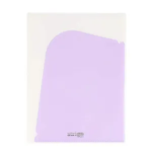 Koszulki na dokumenty SMART liliowy A4 kolor: liliowa typu U Strigo (SF074)