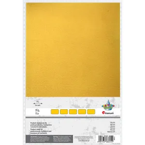 Filc Titanum Craft-Fun Series kolor: żółty 10 ark. 210mm x 297mm (025)