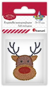 Kryształki Craft-Fun Series Głowa renifera mix Titanum (24MH0319)