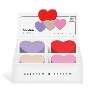 Gumka do mazania Interdruk HEARTS (5902277312518)