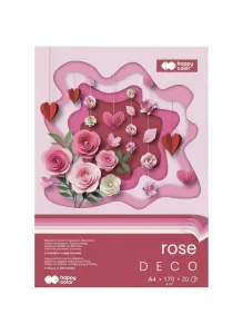 Zeszyt papierów kolorowych Deco Rose A4 170g 20k [mm:] 210x297 Happy Color (HA 3717 2030-062)