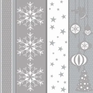 Serwetki Pol-mak gwiazdka - mix 330mm x 330mm (Sd GW)