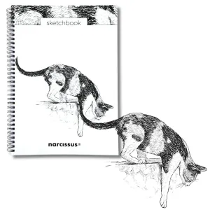 Blok artystyczny szkicownik kot A4 120g 50k Narcissus