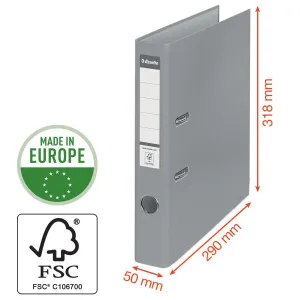 Segregator dźwigniowy Ekonomiczny A4 50mm czerwony Esselte (81193)