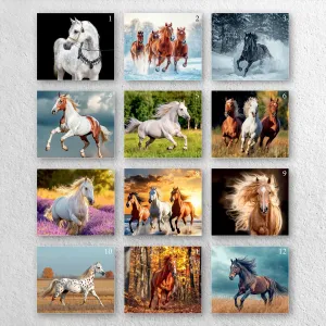 Kalendarz ścienny A4 KONIE A4 Press (5904830713398)