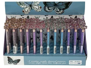 Długopis z motylem wkład niebieski 0,7mm Adar (610958)