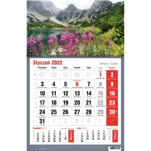 Kalendarz ścienny Avanti trójdzielne (5901769620582)