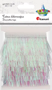 Ozdoba piankowa Craft-Fun Series Taśma plastikowe frędzle Titanum (23BR1218-2)