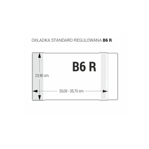 Okładka B6 B6R [mm:] 239x330-357 Biurfol (OZB-42)
