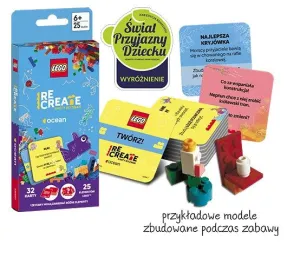 Książeczka edukacyjna LEGO® Recreate. Karty Wyzwań. Ocean Ameet (ACP 6605)