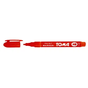 Marker olejowy wkład czerwony 1,5mm okrągła końcówka Toma