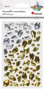 Kryształki Craft-Fun Series złoty/srebrny Titanum (22SQ1269-4)