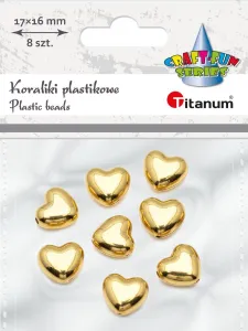 Koraliki kreatywne Craft-Fun Series lustrzane serca Titanum (25BJ033111)