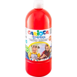 Farba tempera kolor: czerwona 1000ml 1 kolor. Carioca