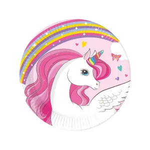 Talerz jednorazowy Godan Unicorn śr. 200mm 8 szt (93758)