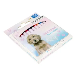 Kredki świecowe Kitty 12 kol. Starpak (532174)