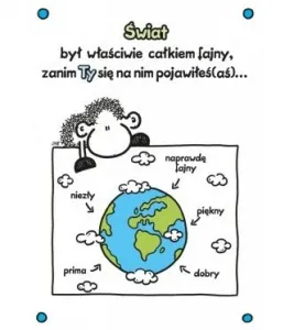 Kartka składana Kukartka Sheepworld B6 148mm x 105mm