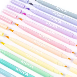 Flamaster Pastel 12 kol. Kidea (FDPBB12KA)