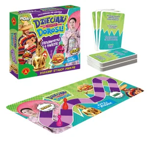 Gra planszowa Ciekawostki o Świecie DZIECIAKI KONTRA DOROŚLI Alexander