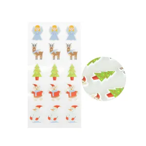 Naklejki świąteczne świąteczny mix Arpex (NR5814)