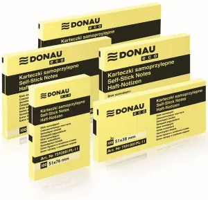 Notes samoprzylepny Donau Eco żółty 100k 38mm x 51mm (7591001PL-11)