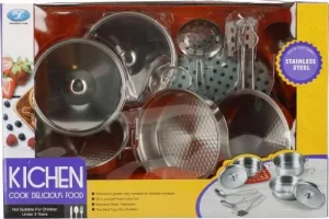 Naczynia Mega Creative zestaw garnków metalowych (501269)