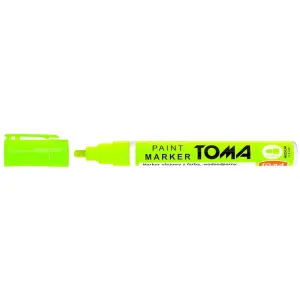 Marker olejowy wkład zielony neonowy 2,5mm okrągła końcówka Toma (to-40)